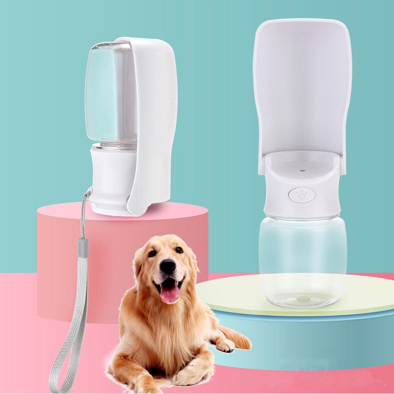 PawPath — Dog Portable Water Bottle Foldable Pet Water Dispenser...