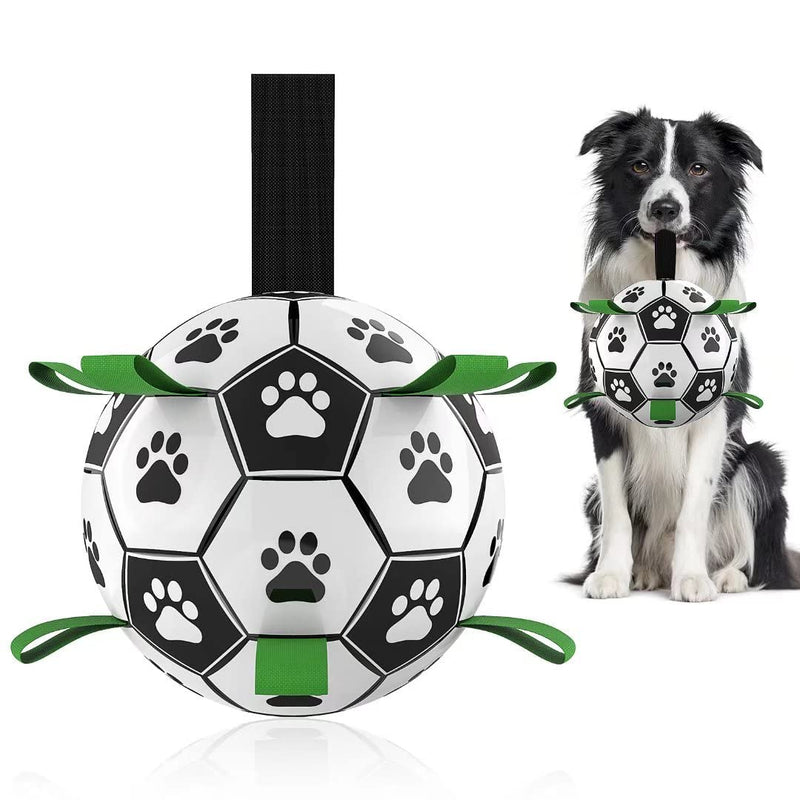 PawPath Enrichment — Interactive Dog Football Toy Soccer Ball...