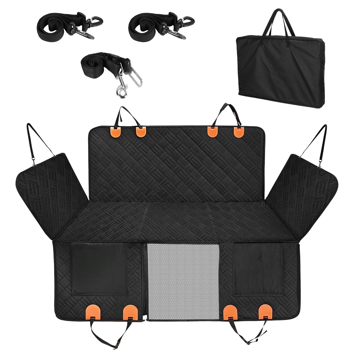 PawPath Road Trip — 1Pc Dog Car Seat Cover For Back Seat...