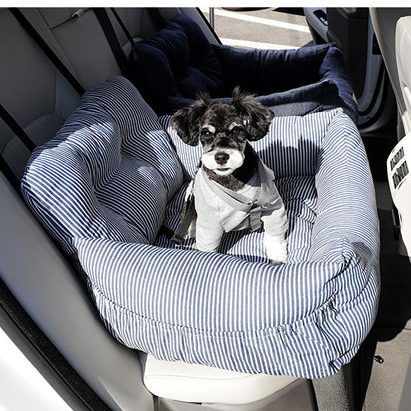 PawPath Road Trip — Pet Car Seat Cushion