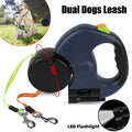 PawPath Travel — Retractable Dog Leash For Small Dogs Reflective...