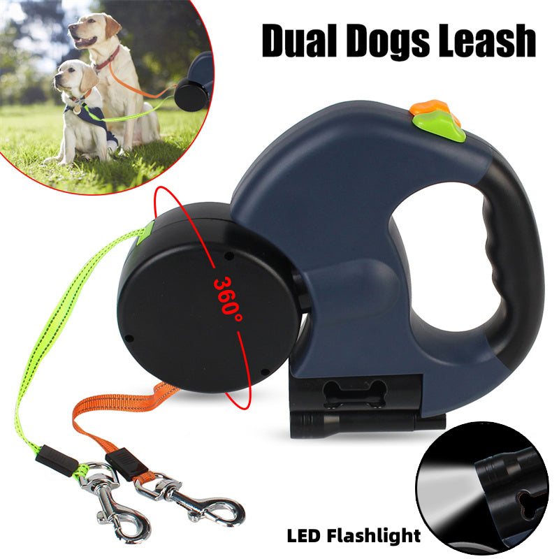 PawPath Travel — Retractable Dog Leash For Small Dogs Reflective...