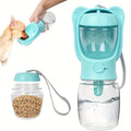 2 In 1 Dog Water Bottle, Leak Proof Portable Pet Water Bottle With Food...