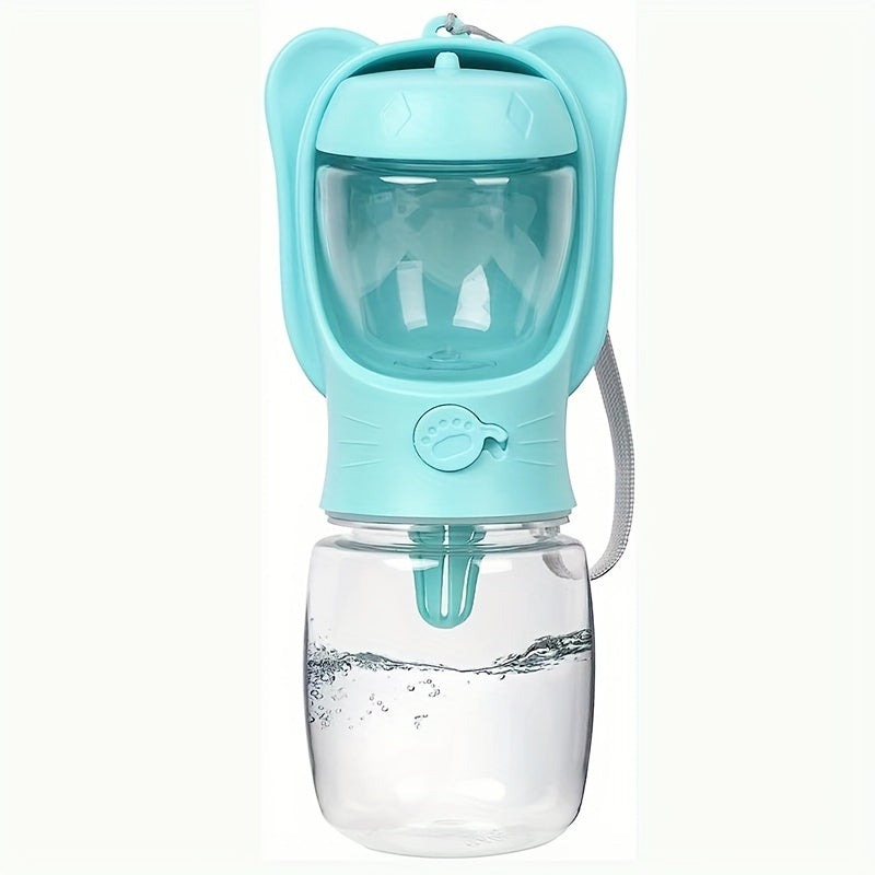2 In 1 Dog Water Bottle, Leak Proof Portable Pet Water Bottle With Food...
