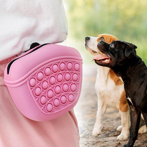 PawPath Travel — Bag Silicone Feed Dogs Treat Pouch Pet Training...
