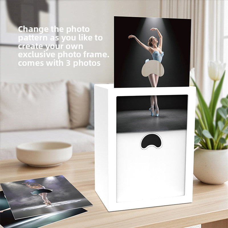 Ballet Girl LED Tissue Box — Dancing Skirt Dispenser with Touch Light